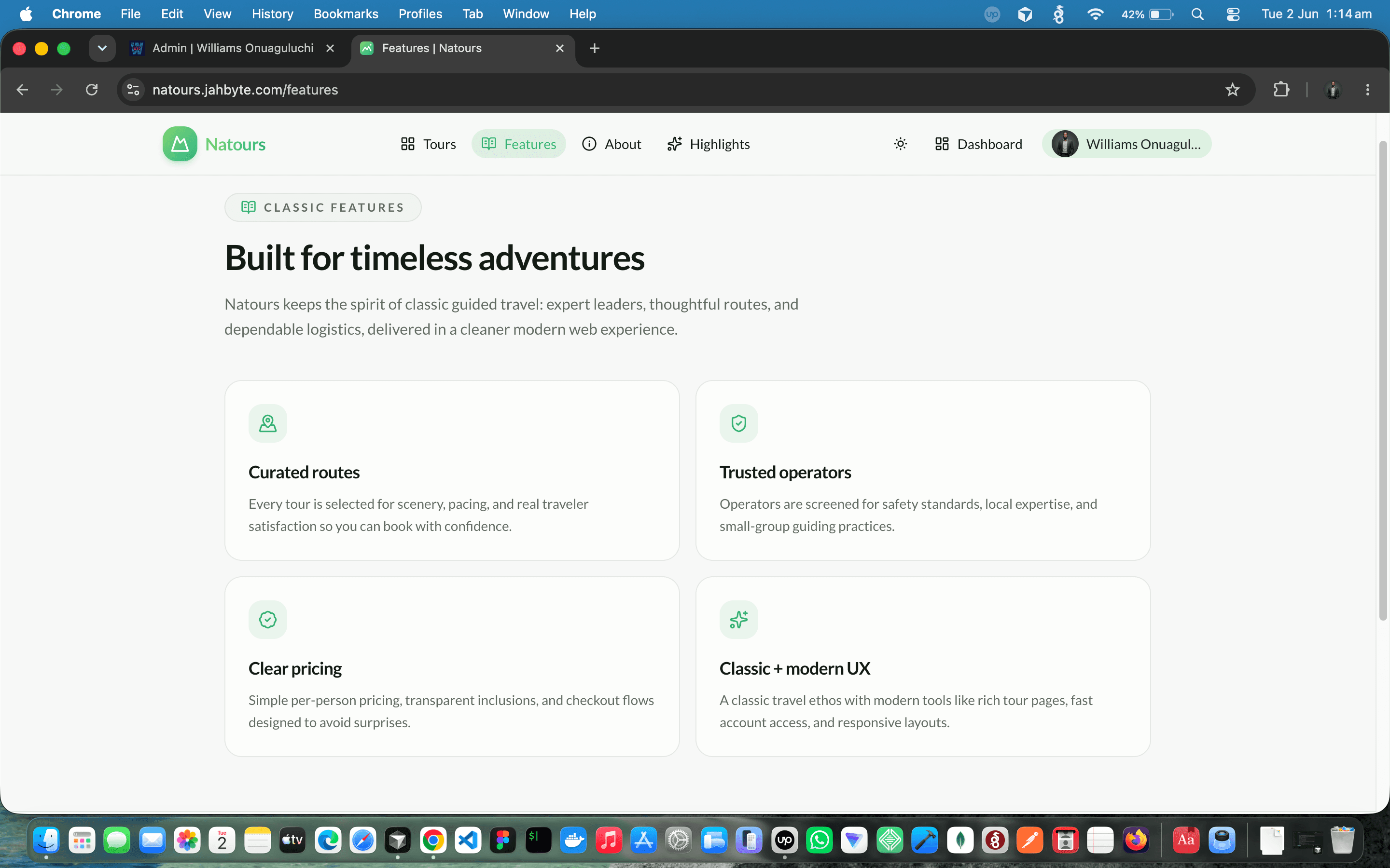 Natours: Full-Stack Adventure Booking Platform — screenshot 2 of 10