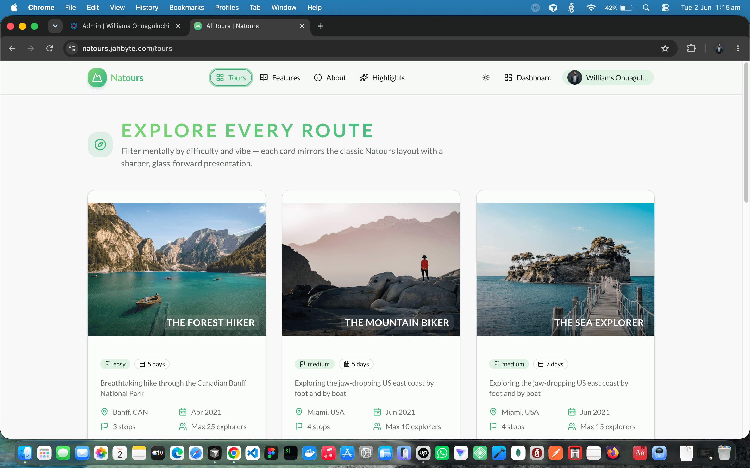 Natours: Full-Stack Adventure Booking Platform — screenshot 5 of 10