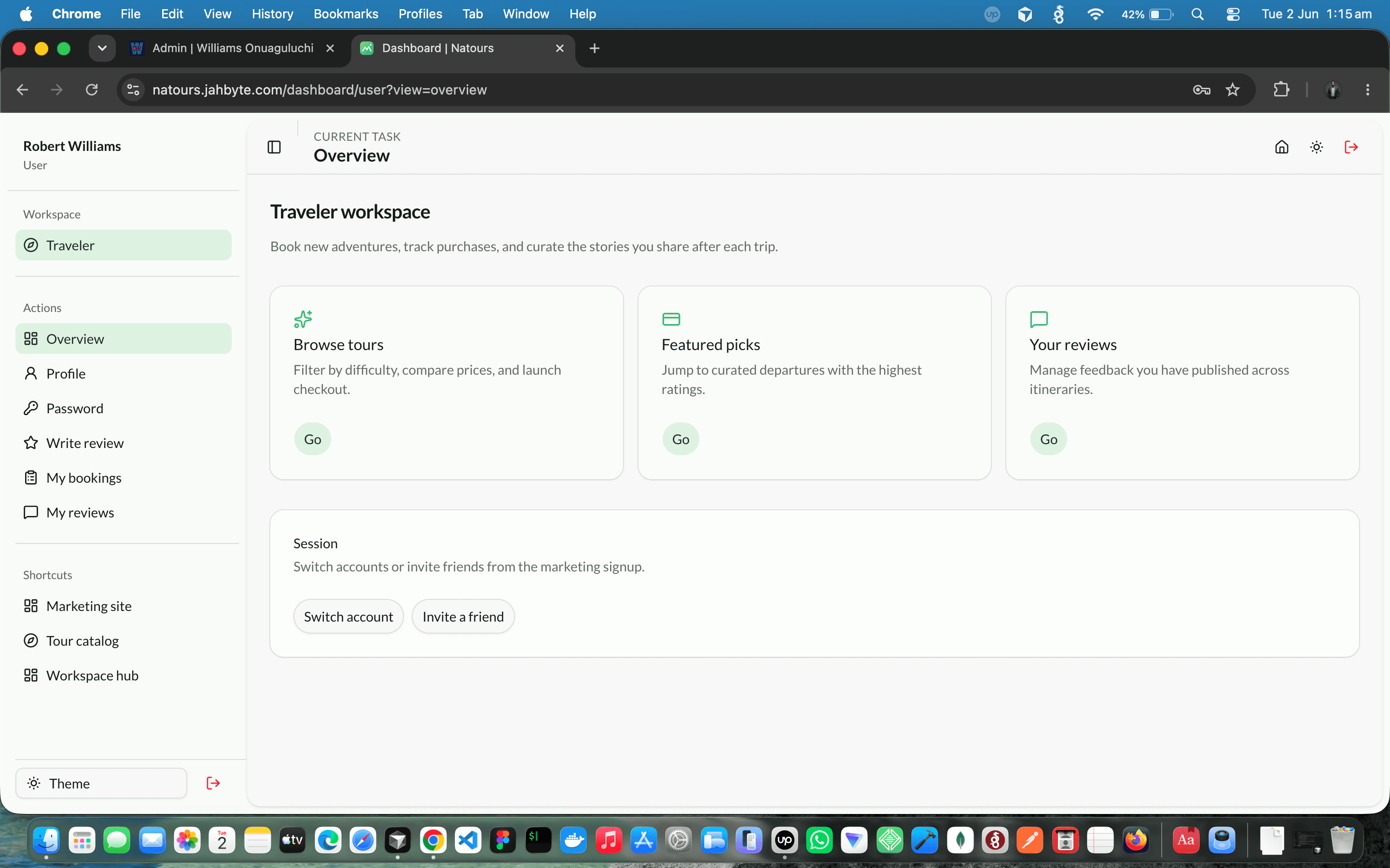 Natours: Full-Stack Adventure Booking Platform — screenshot 6 of 10