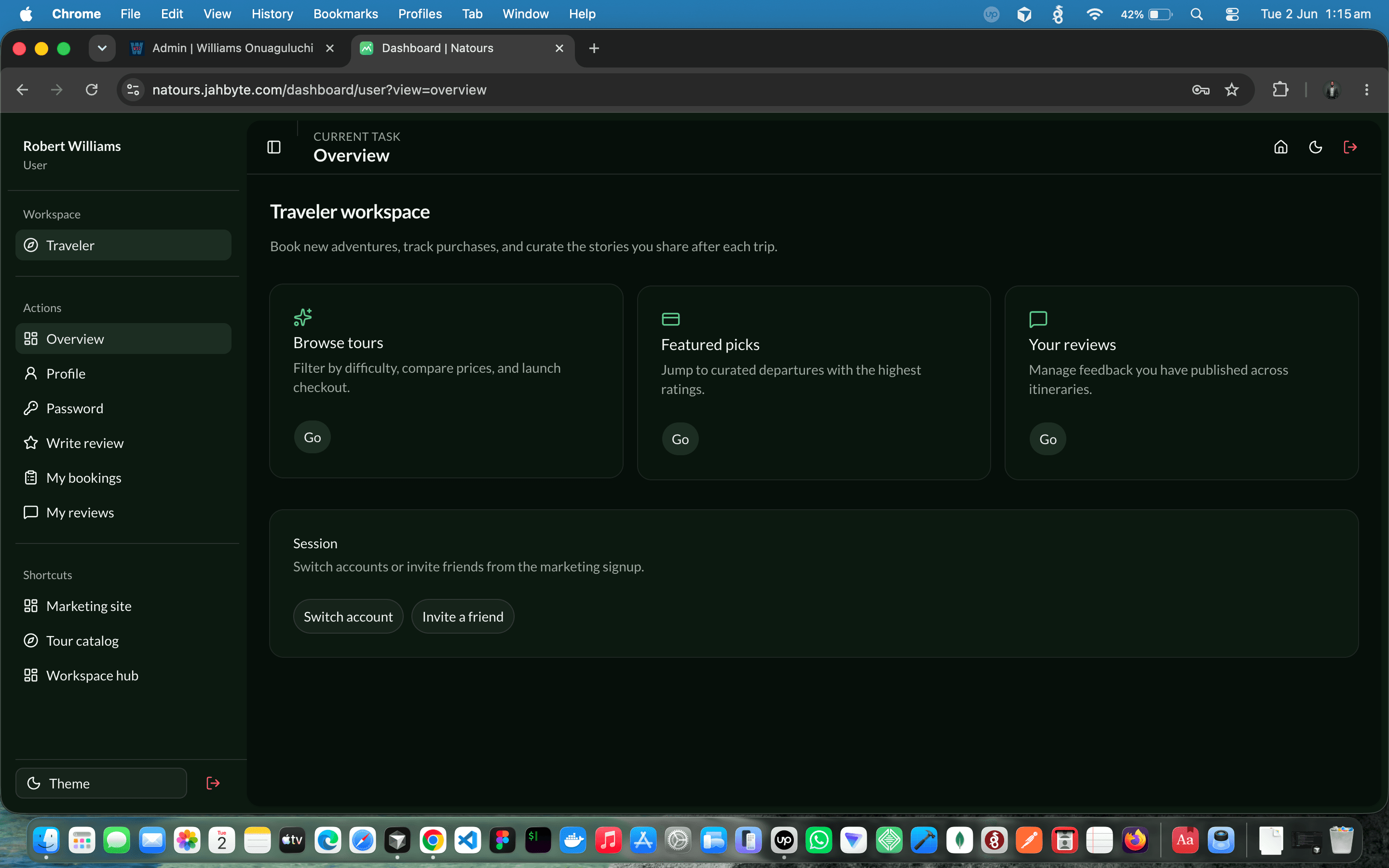 Natours: Full-Stack Adventure Booking Platform — screenshot 7 of 10