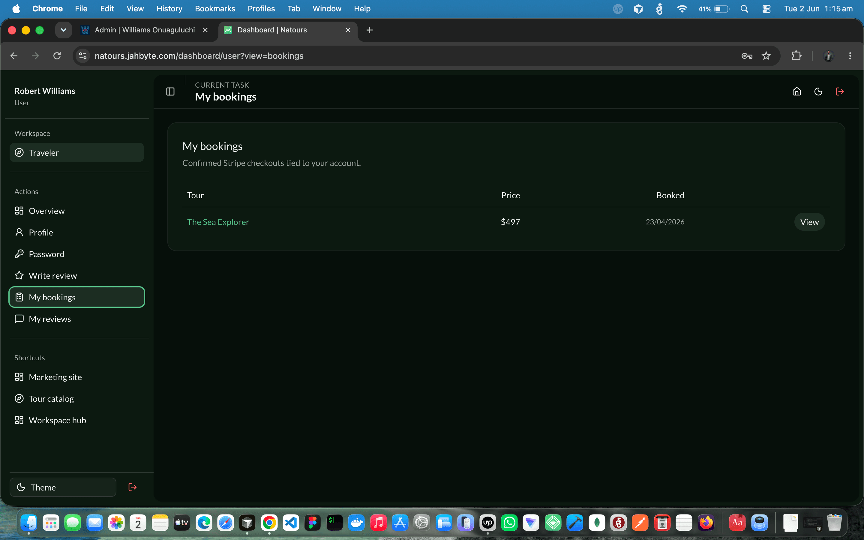 Natours: Full-Stack Adventure Booking Platform — screenshot 8 of 10
