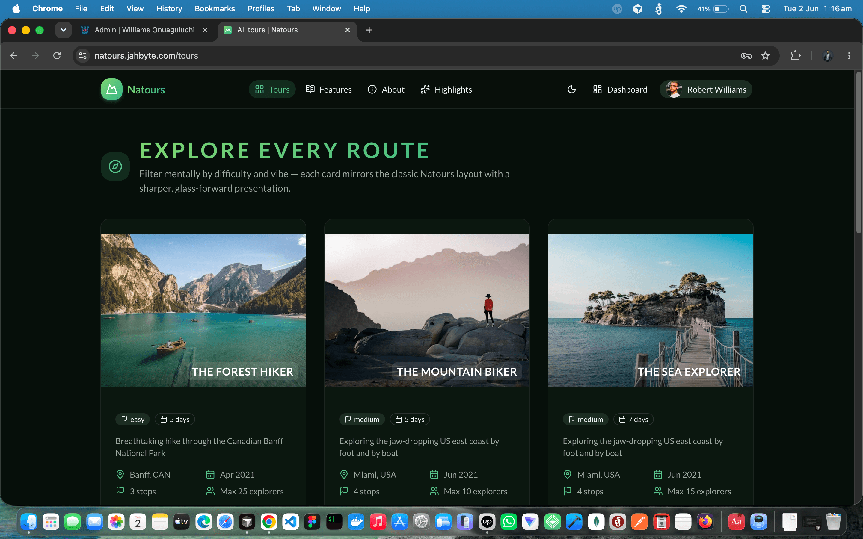 Natours: Full-Stack Adventure Booking Platform — screenshot 9 of 10