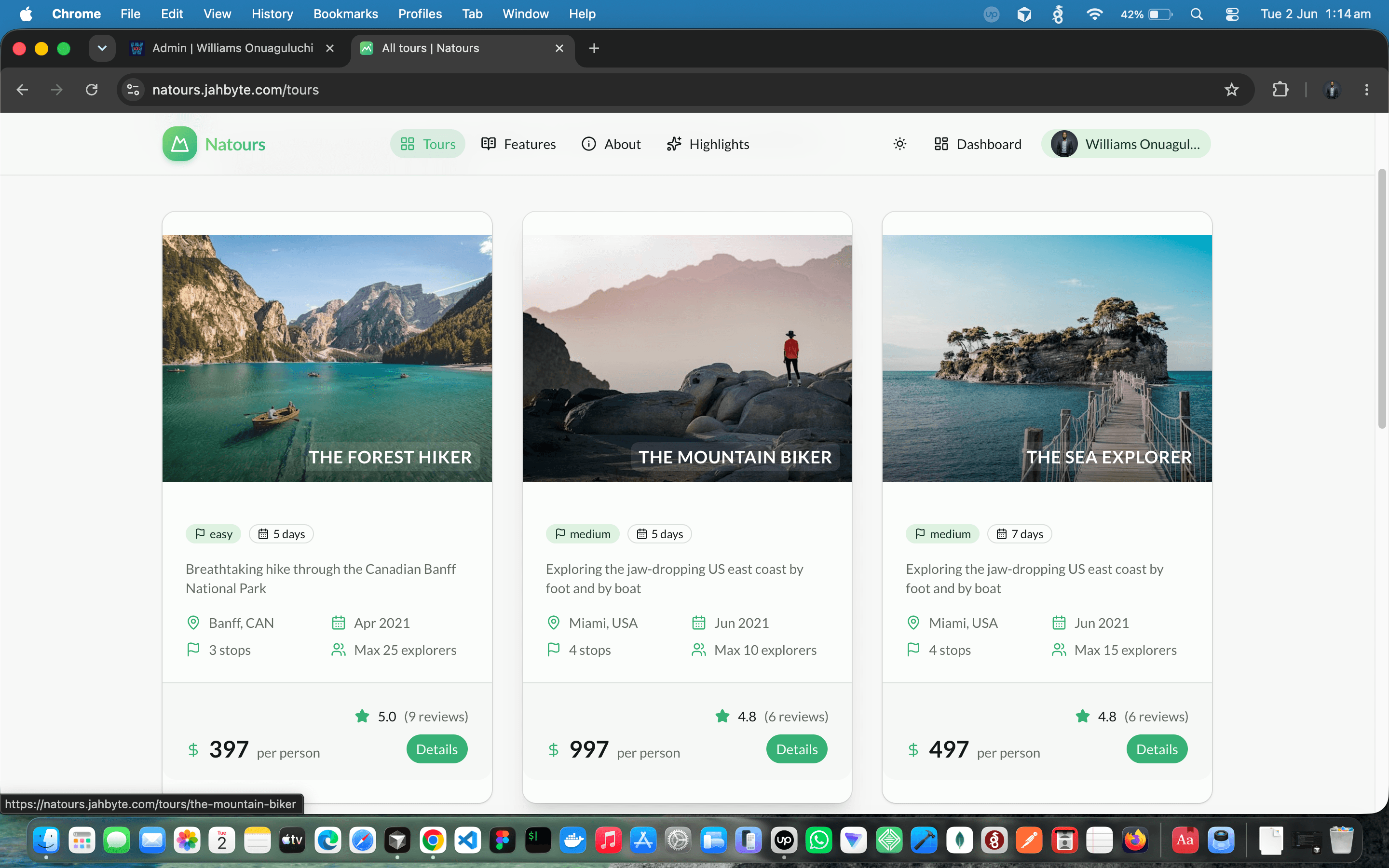 Natours: Full-Stack Adventure Booking Platform — screenshot 3 of 10