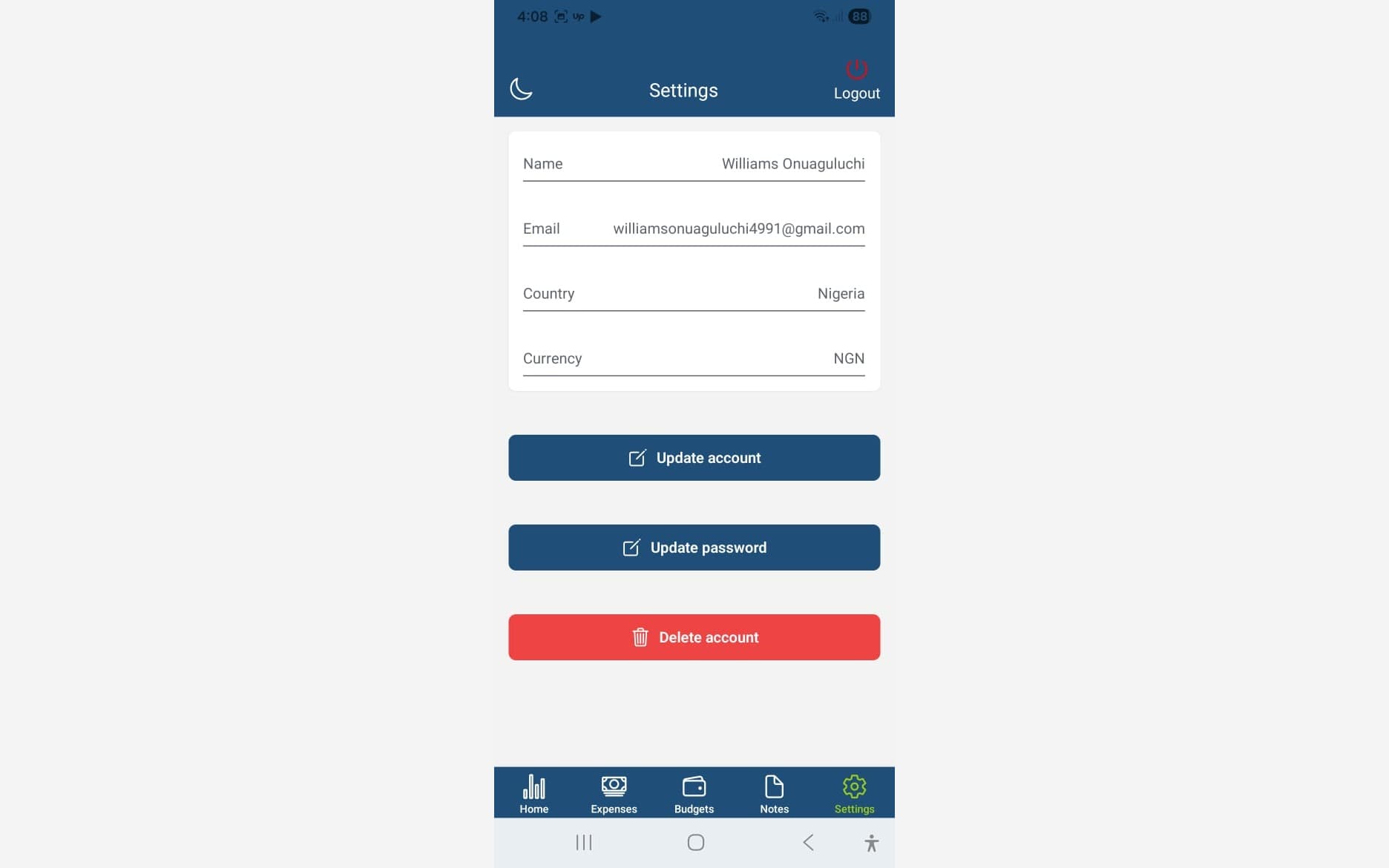 Planary Mobile iOS and Android App — screenshot 4 of 5
