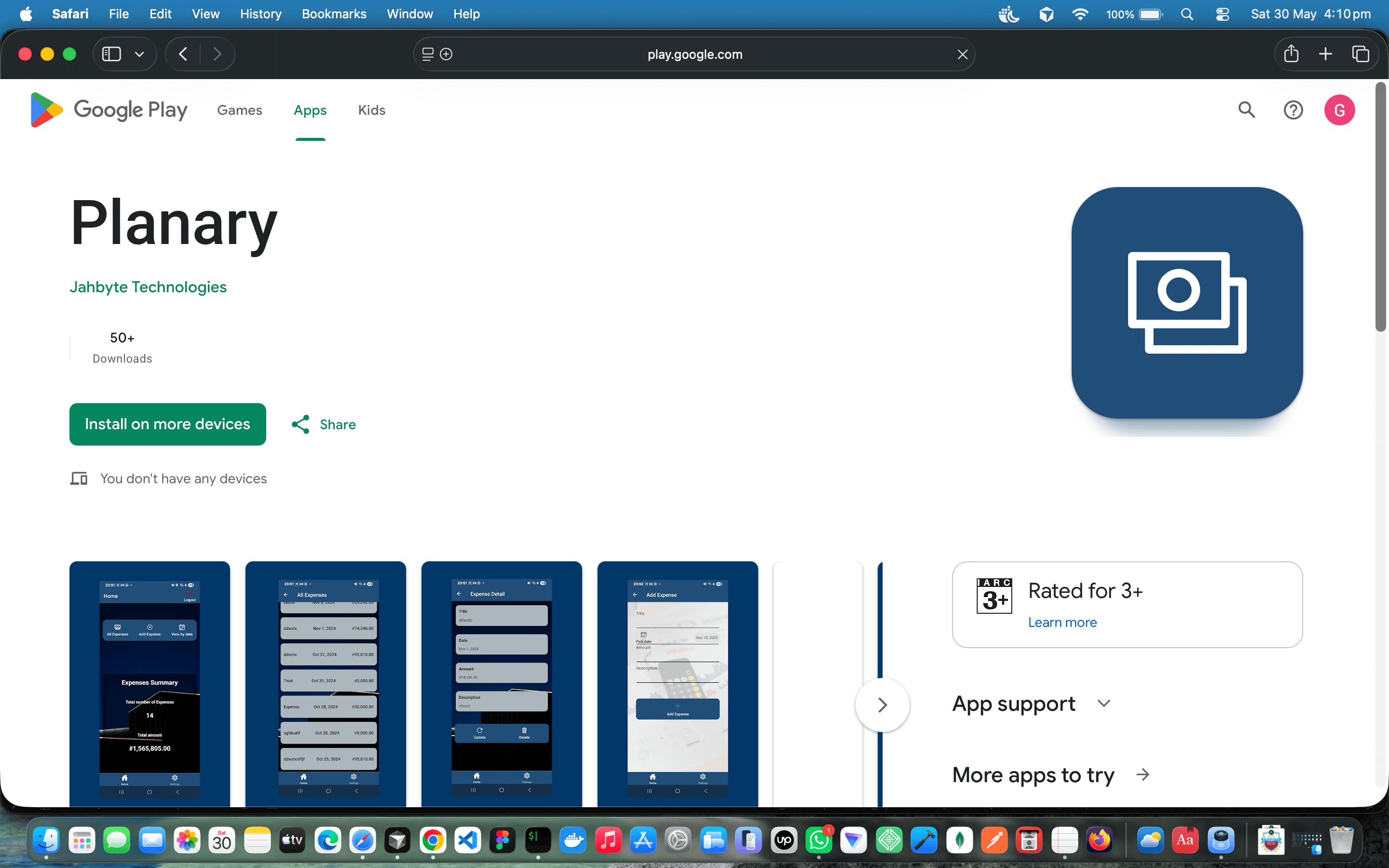 Planary Mobile iOS and Android App — screenshot 5 of 5