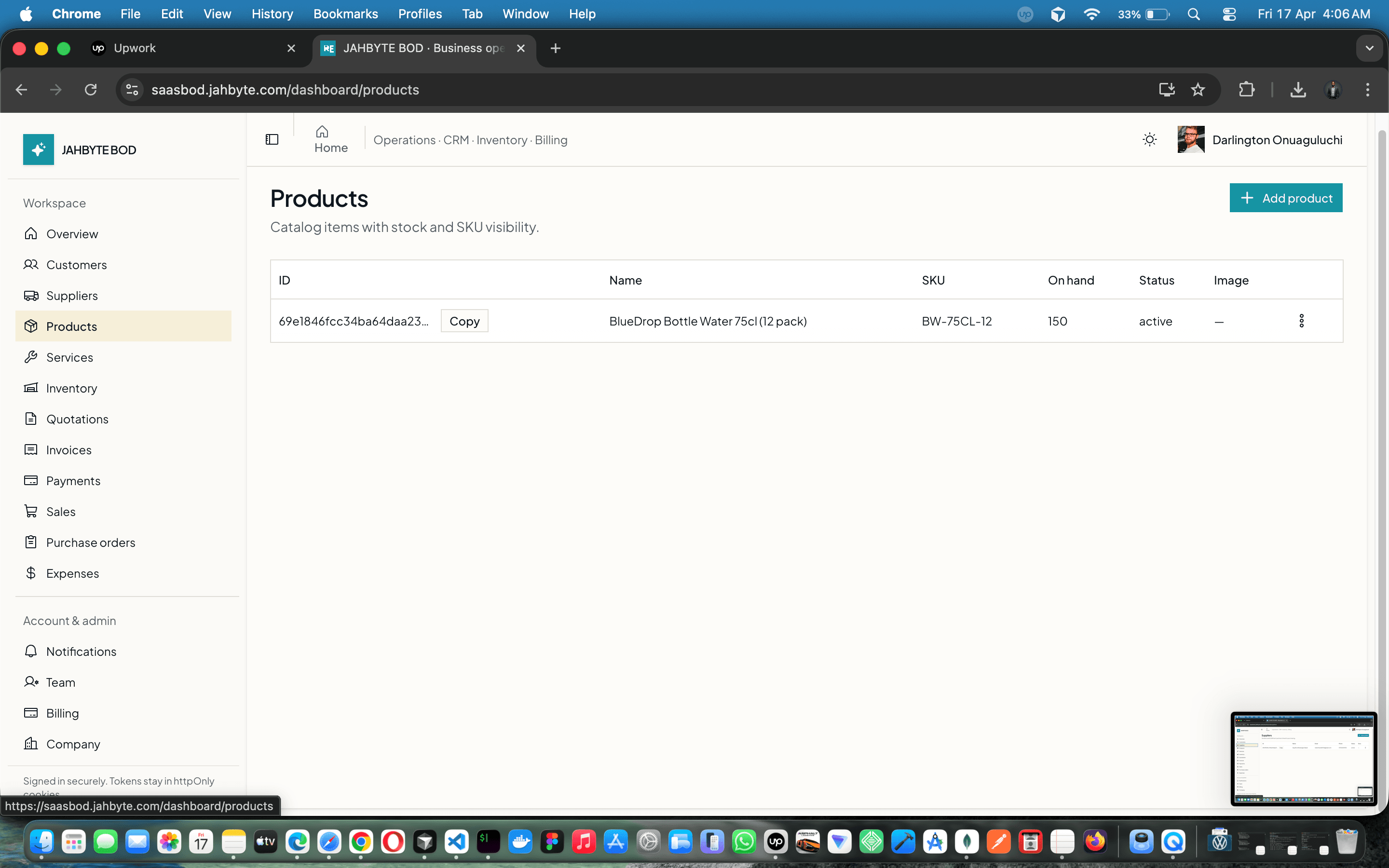 JAHBYTE BOD: Multi-Tenant Business Operations SaaS (CRM, Billing, Inventory) — screenshot 5 of 21