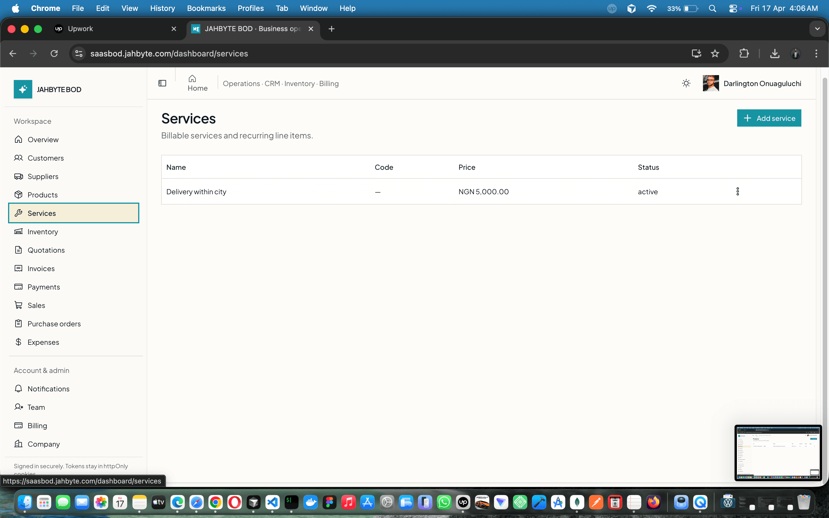 JAHBYTE BOD: Multi-Tenant Business Operations SaaS (CRM, Billing, Inventory) — screenshot 6 of 21