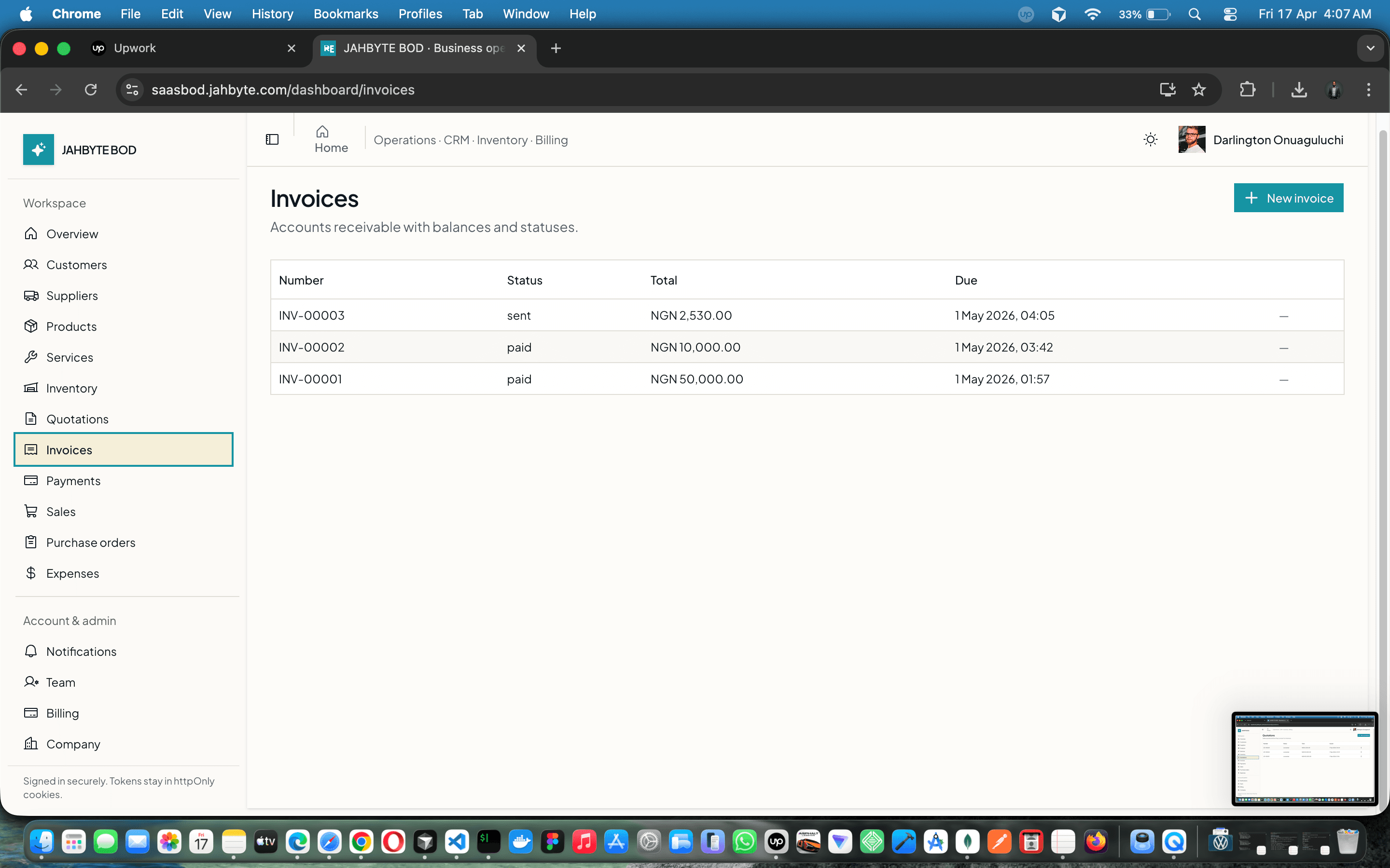 JAHBYTE BOD: Multi-Tenant Business Operations SaaS (CRM, Billing, Inventory) — screenshot 9 of 21