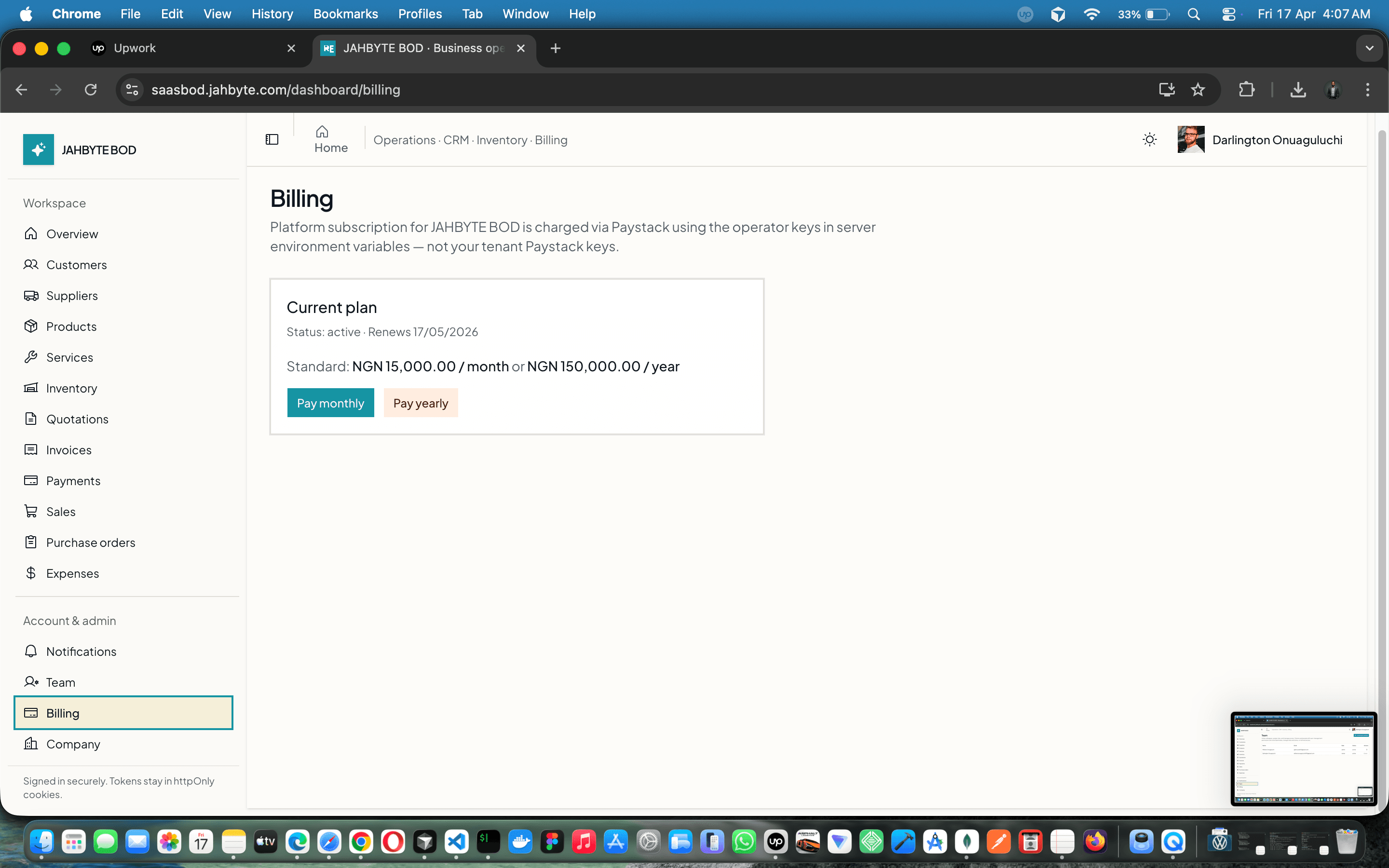 JAHBYTE BOD: Multi-Tenant Business Operations SaaS (CRM, Billing, Inventory) — screenshot 14 of 21