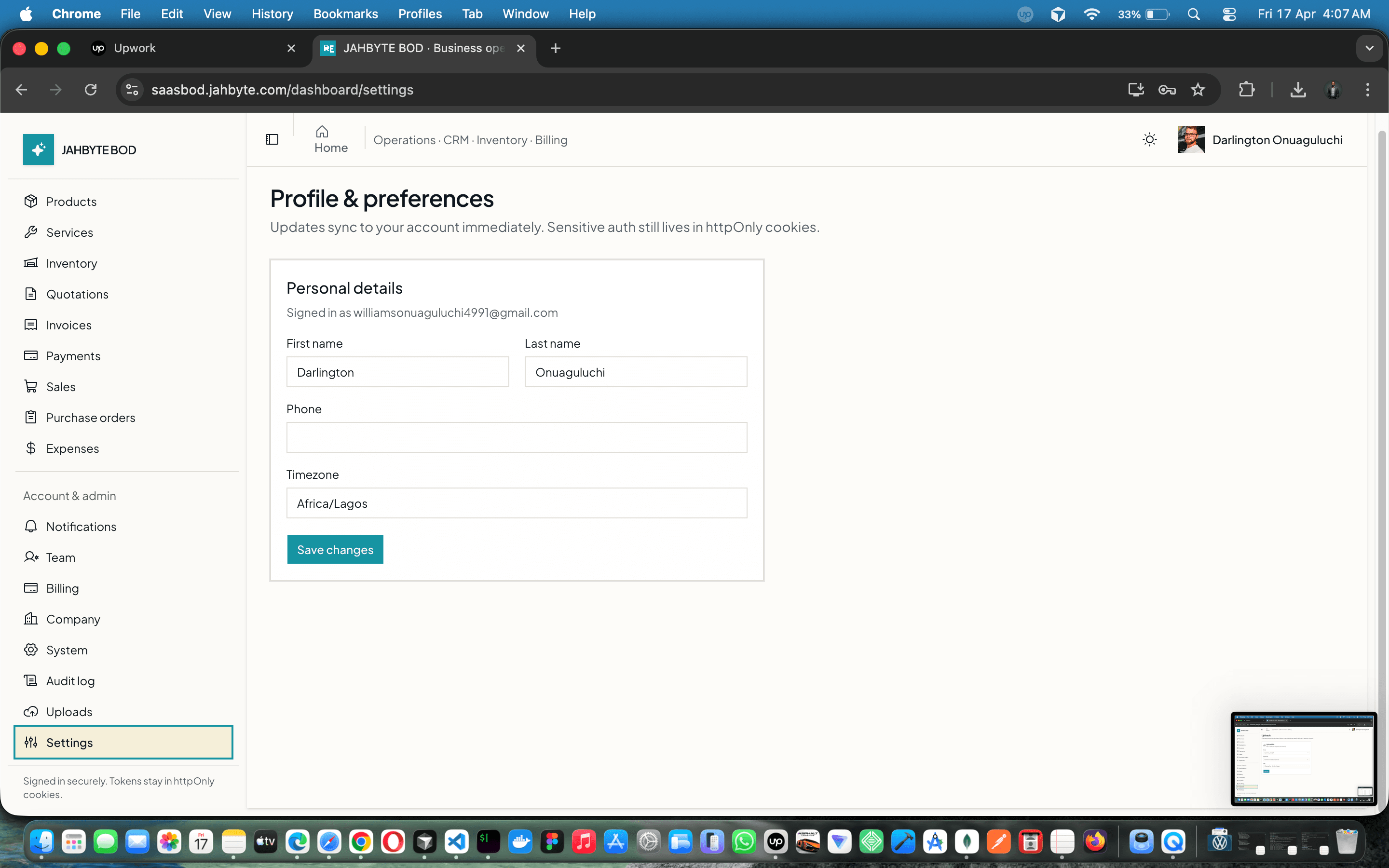 JAHBYTE BOD: Multi-Tenant Business Operations SaaS (CRM, Billing, Inventory) — screenshot 18 of 21