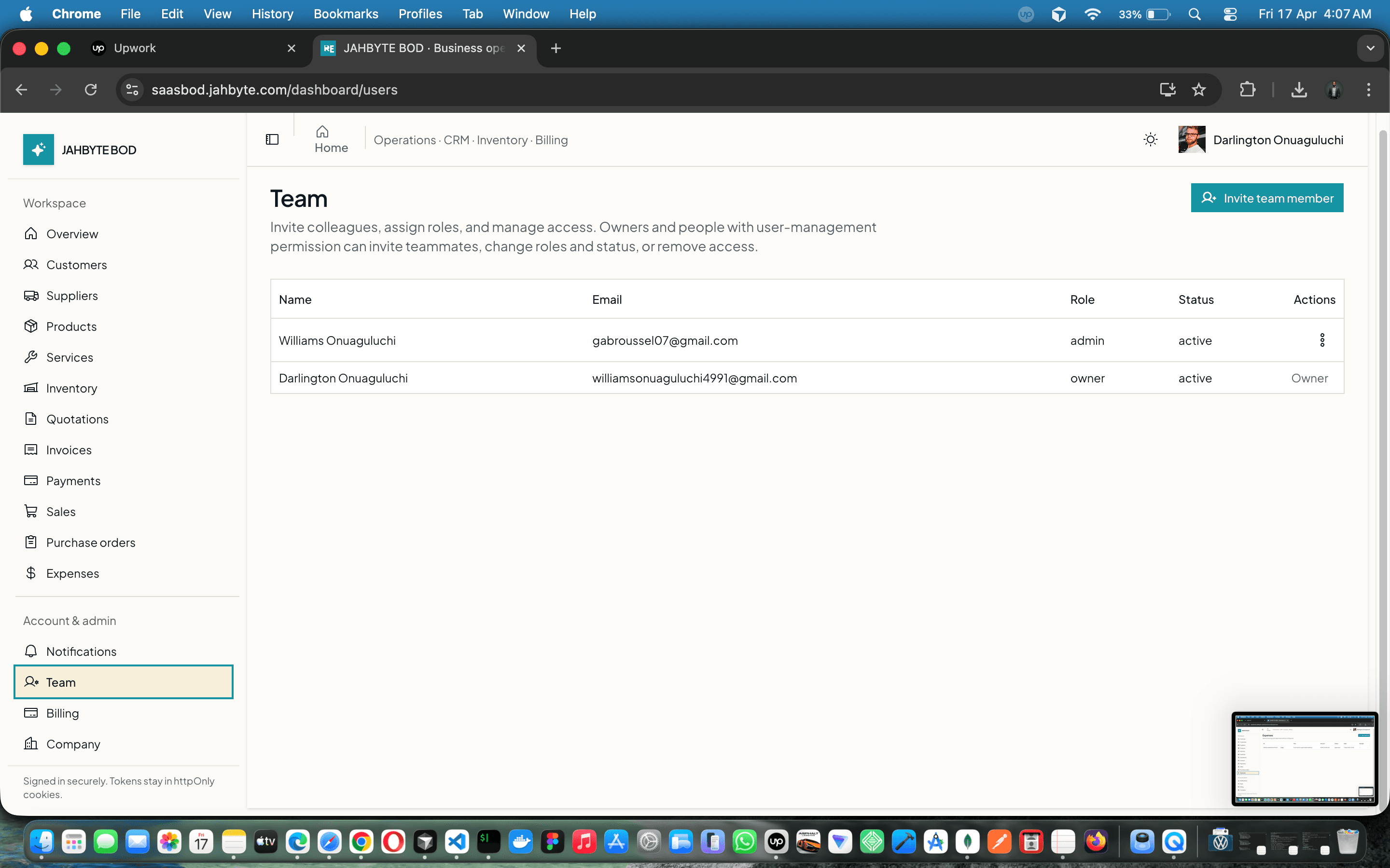 JAHBYTE BOD: Multi-Tenant Business Operations SaaS (CRM, Billing, Inventory) — screenshot 13 of 21