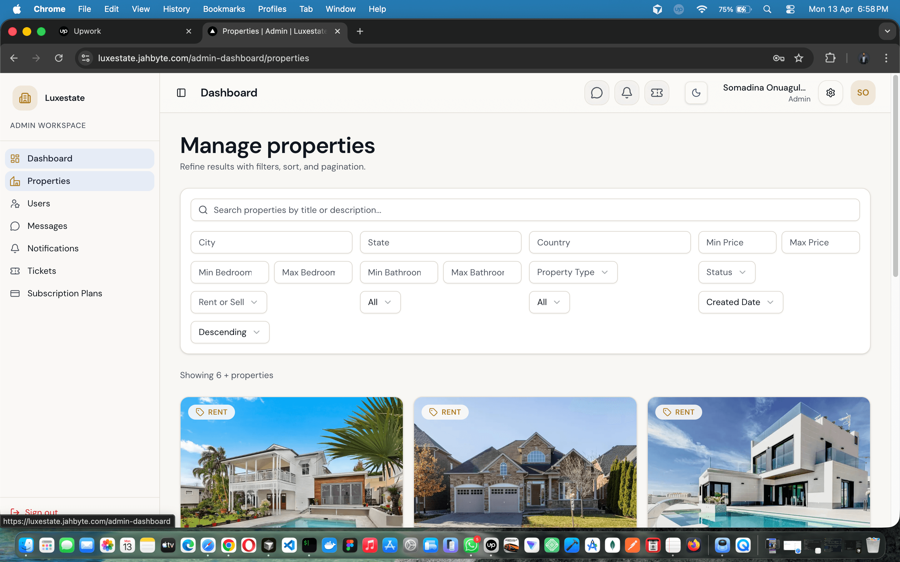 Luxestate — Modern real estate platform for listings, chat, and subscriptions — screenshot 7 of 17