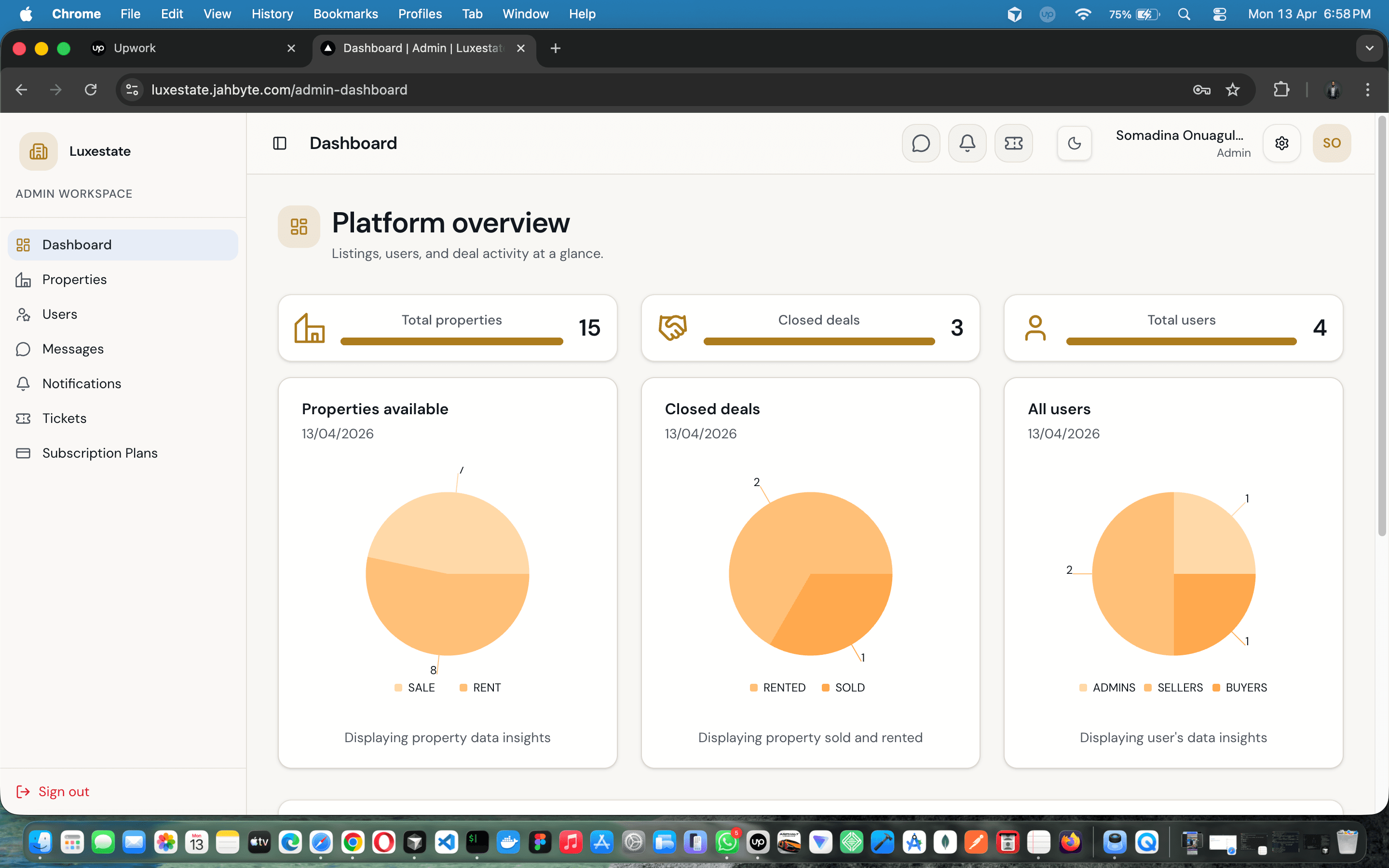 Luxestate — Modern real estate platform for listings, chat, and subscriptions — screenshot 6 of 17