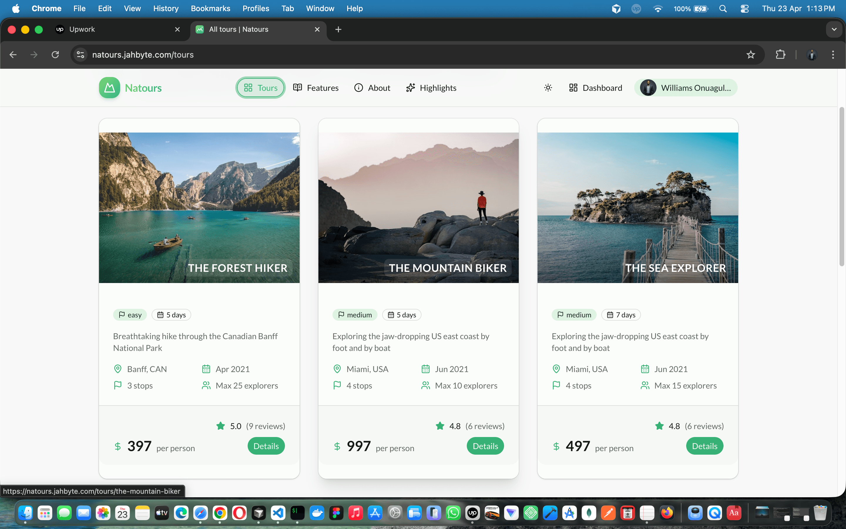 Natours: Full-Stack Adventure Booking Platform — screenshot 1 of 6