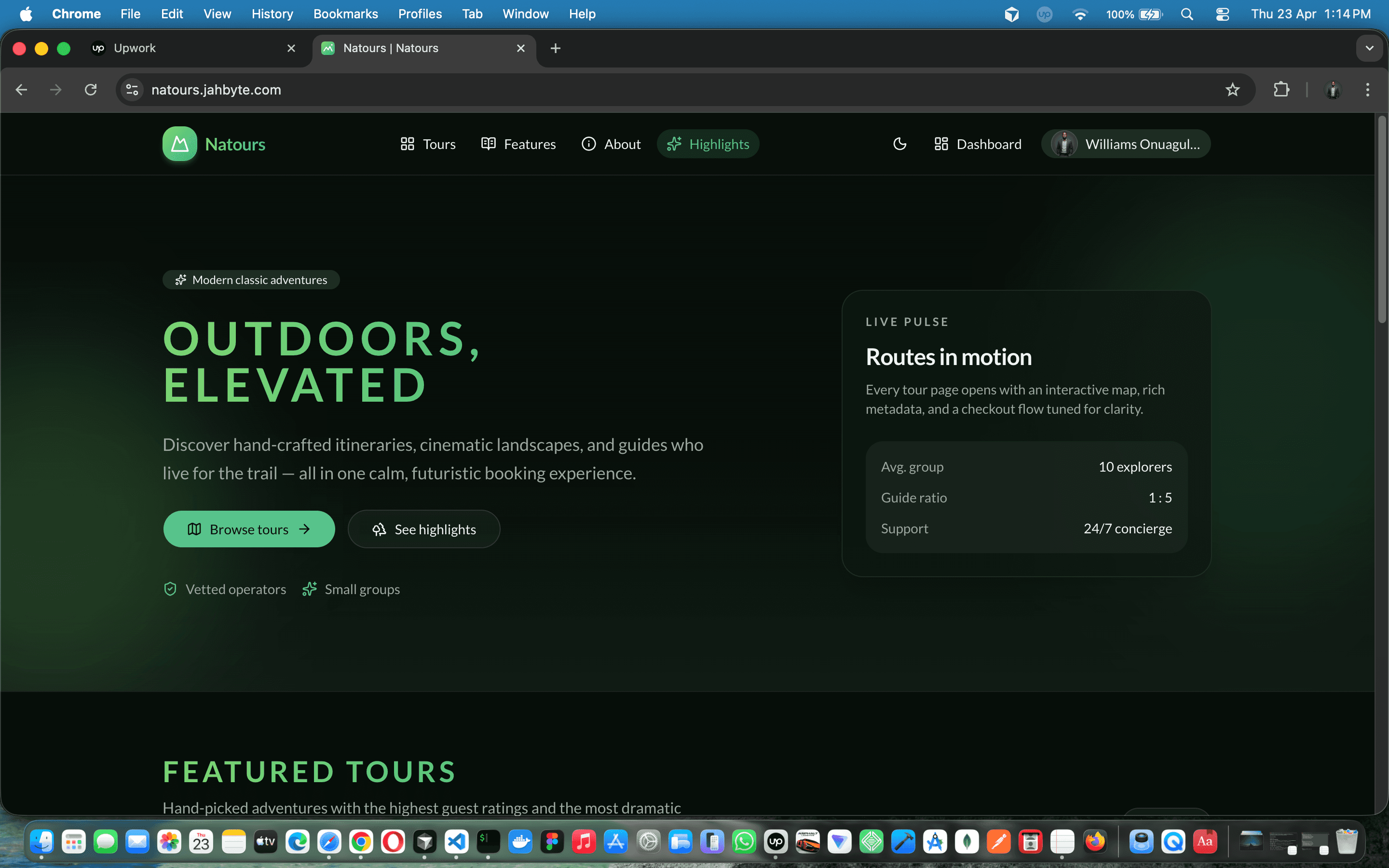 Natours: Full-Stack Adventure Booking Platform — screenshot 5 of 6