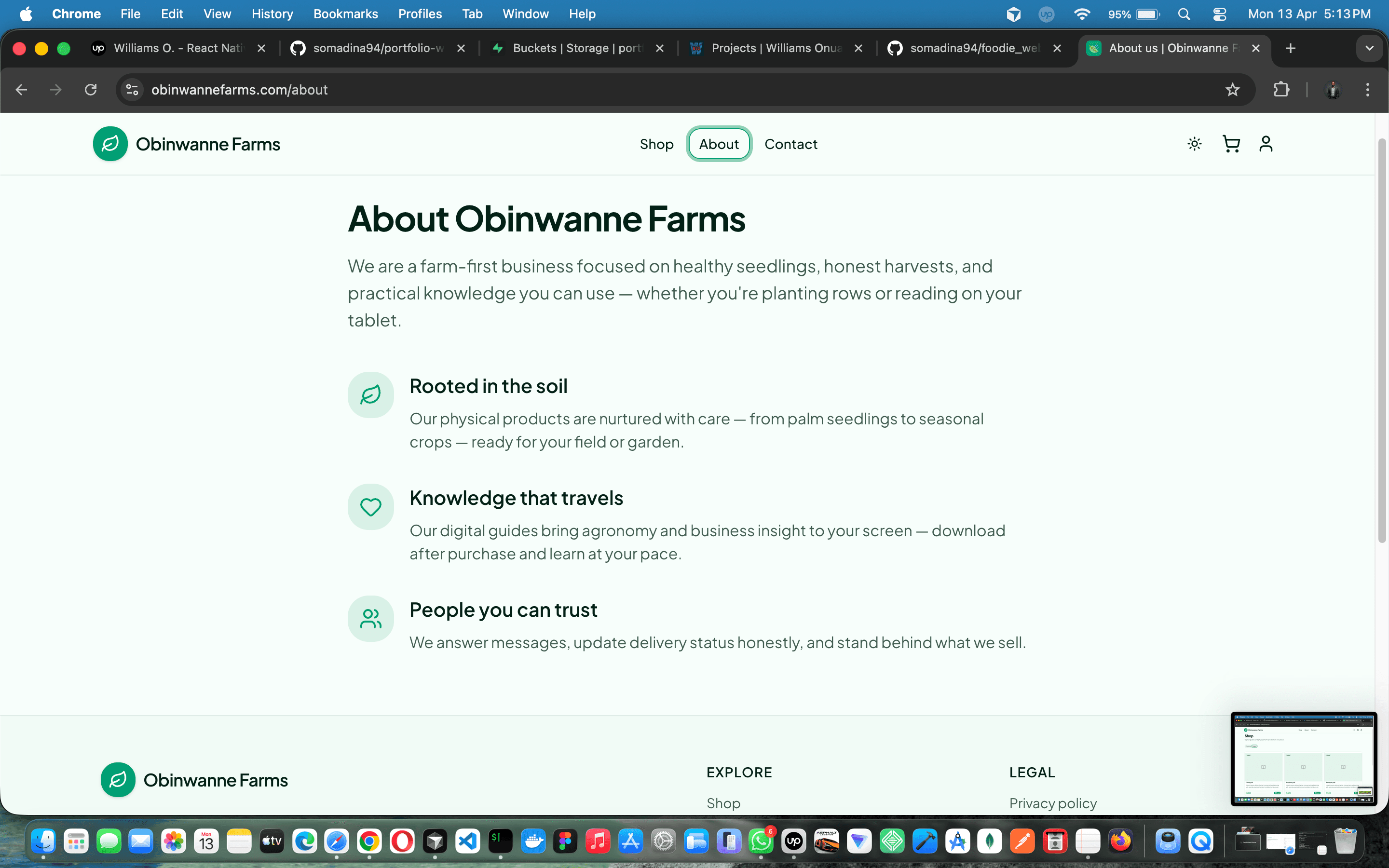 Obinwanne Farms — full-stack farm e-commerce with Paystack, admin ops & branded email — screenshot 16 of 18