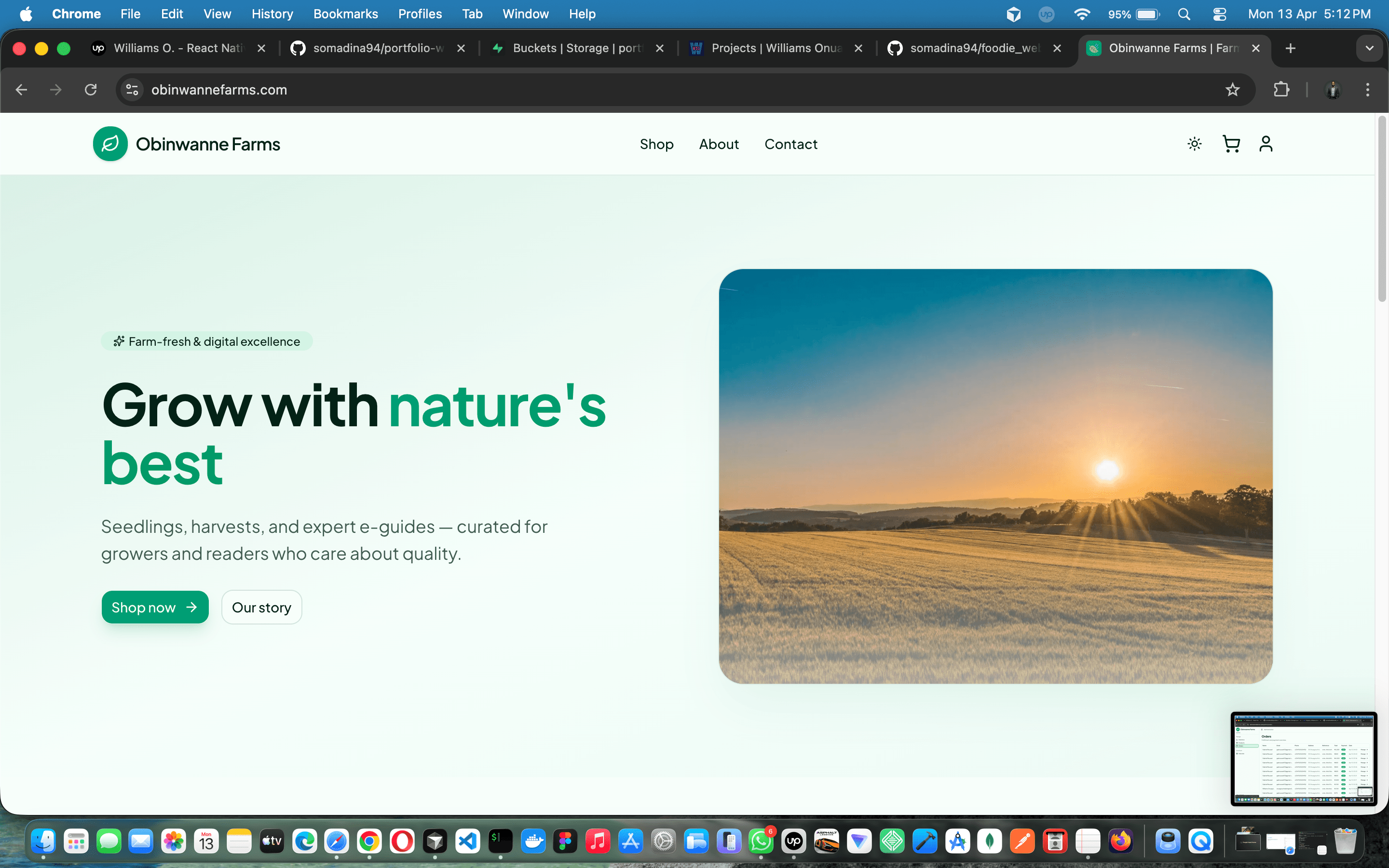 Obinwanne Farms — full-stack farm e-commerce with Paystack, admin ops & branded email — screenshot 10 of 18