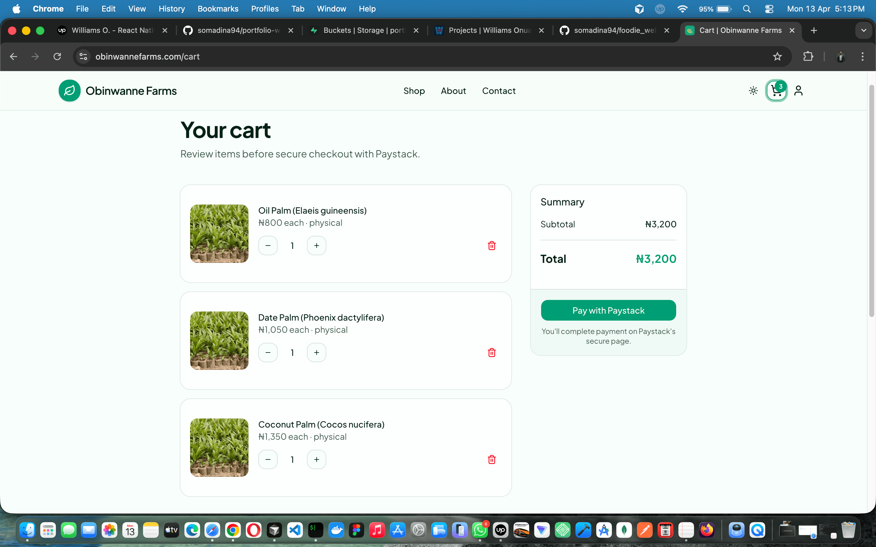 Obinwanne Farms — full-stack farm e-commerce with Paystack, admin ops & branded email — screenshot 18 of 18