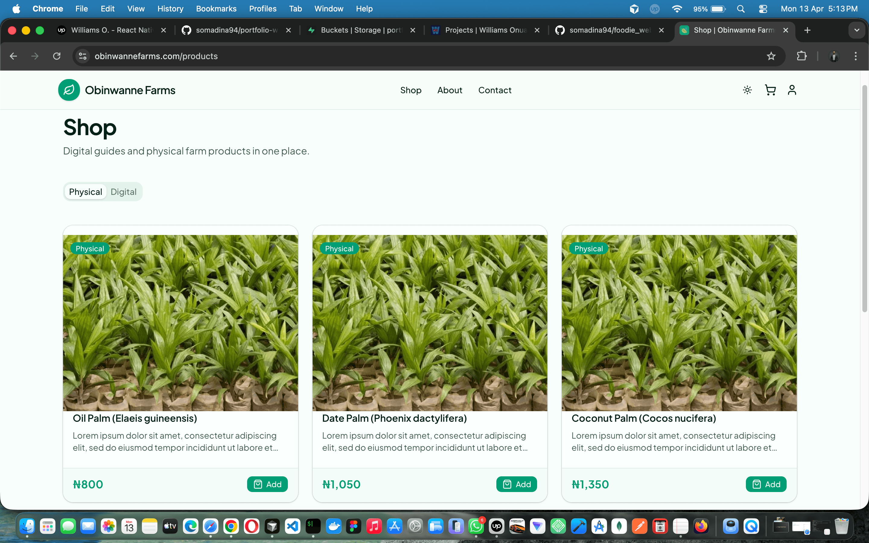 Obinwanne Farms — full-stack farm e-commerce with Paystack, admin ops & branded email — screenshot 14 of 18