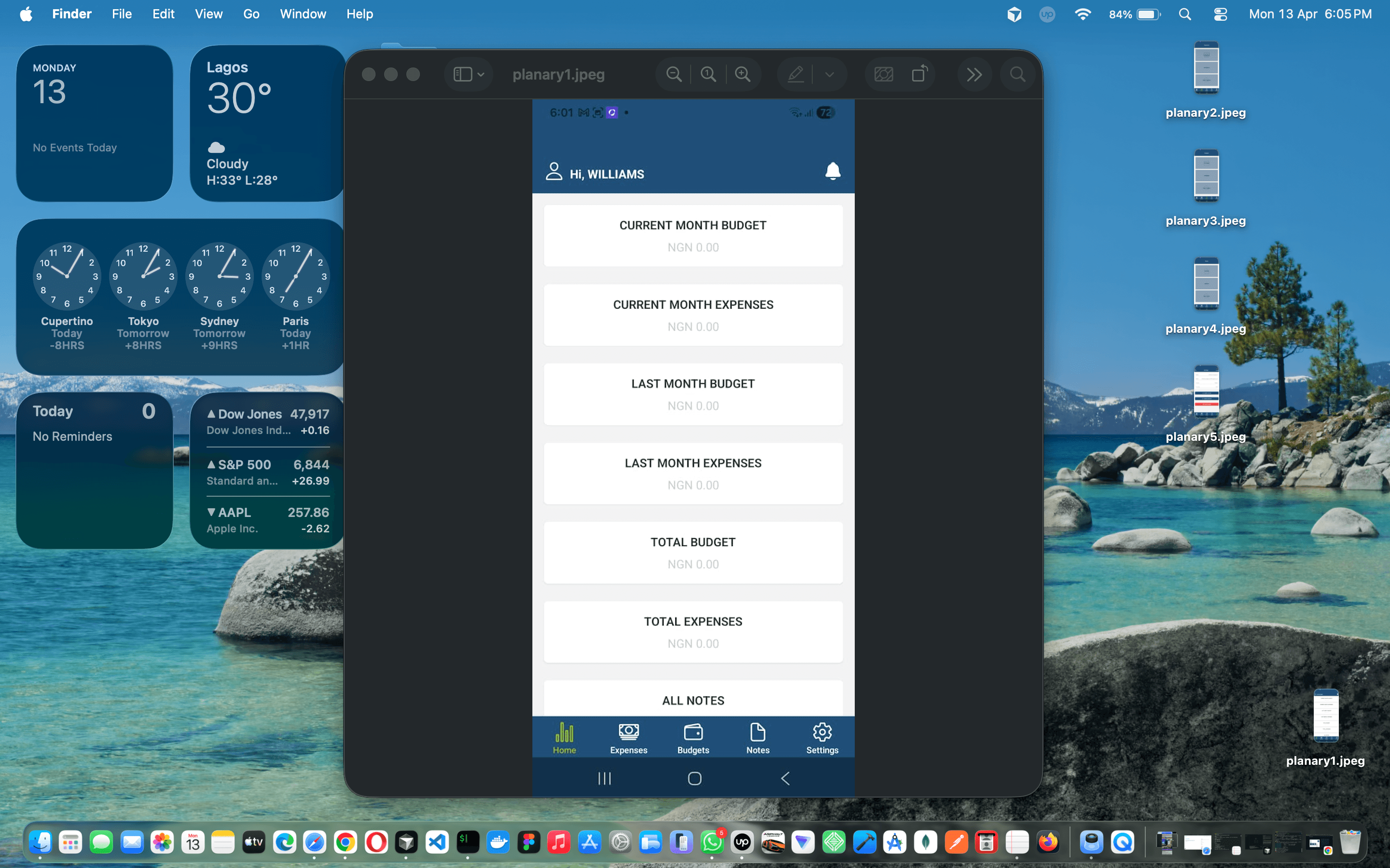 Planary Mobile iOS and Android App — screenshot 1 of 6