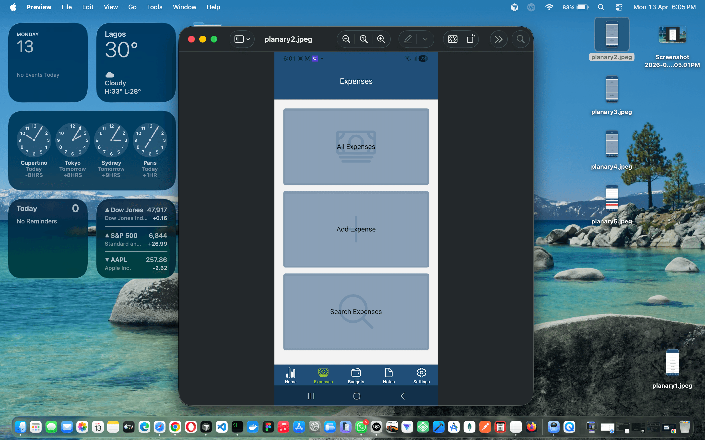 Planary Mobile iOS and Android App — screenshot 2 of 6