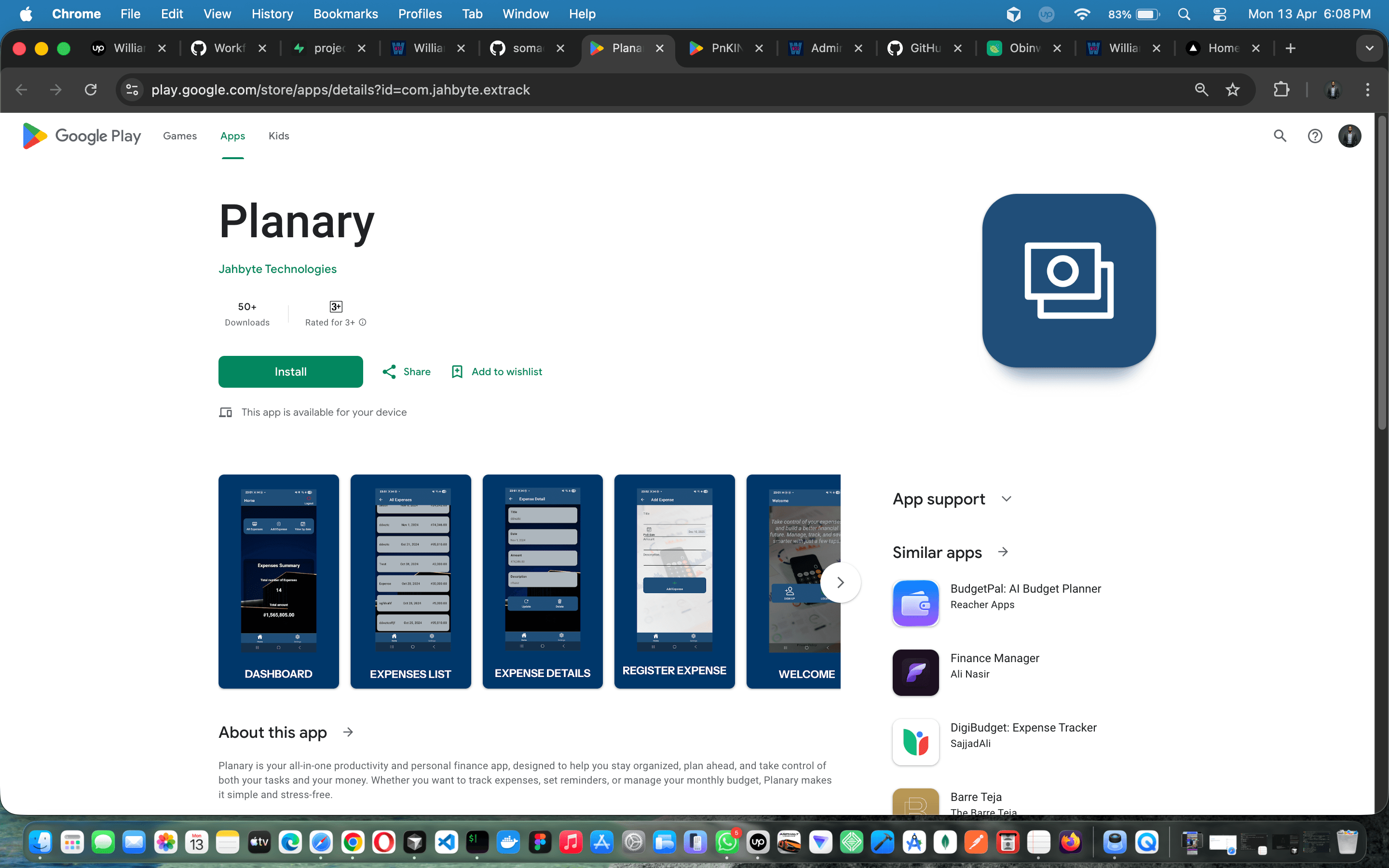 Planary Mobile iOS and Android App — screenshot 6 of 6