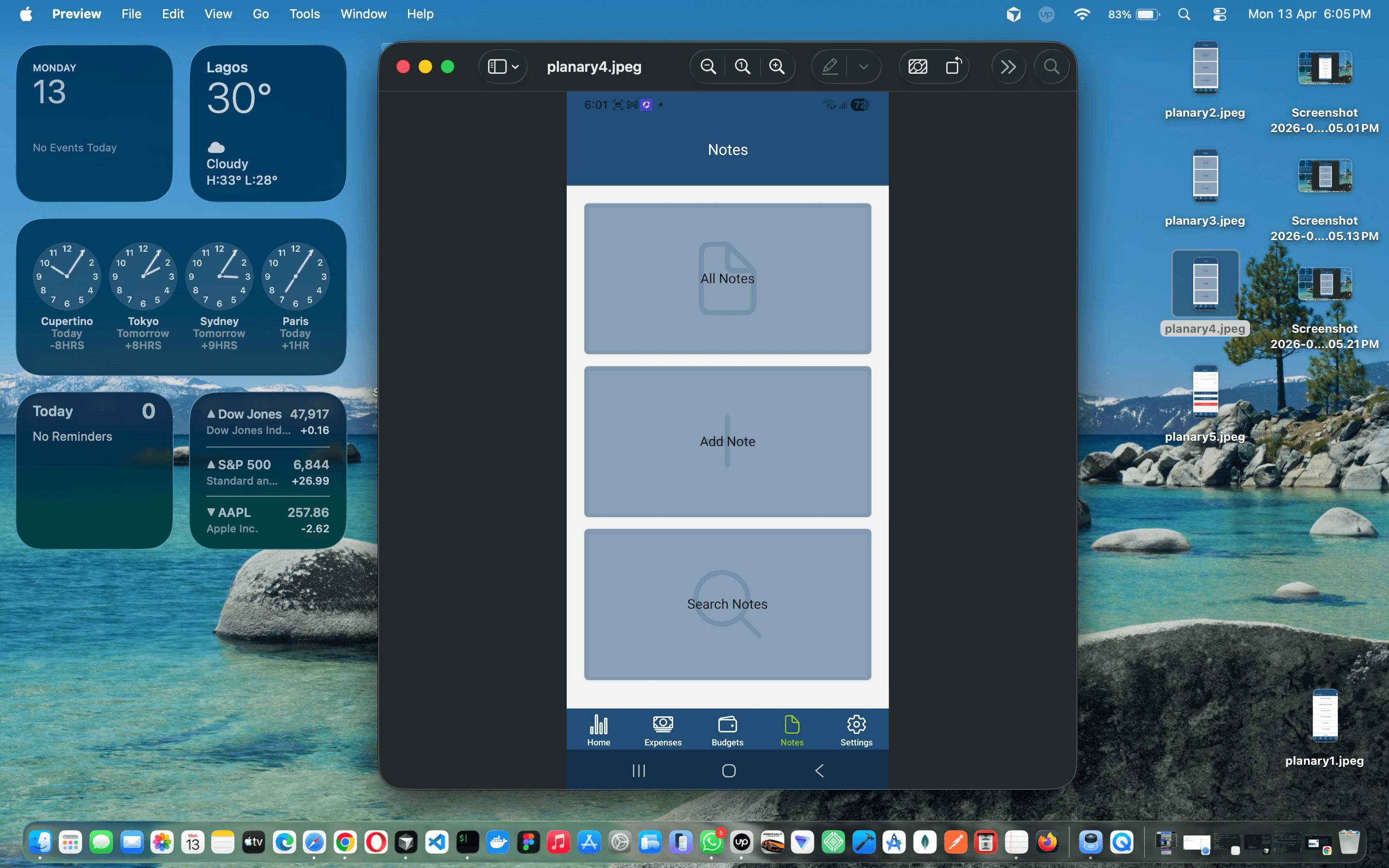 Planary Mobile iOS and Android App — screenshot 4 of 6